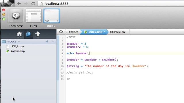 PHP Setting variables and math operators смотреть онлайн