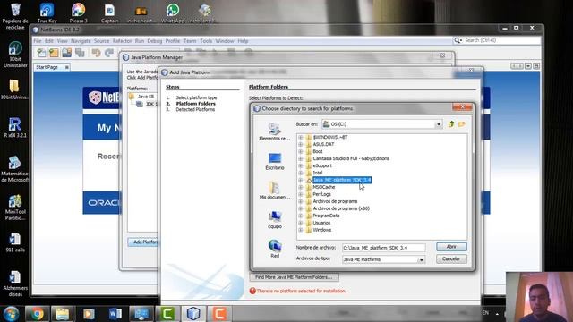 Instalación de java ME en Netbeans 8.2 IDE con JDK 8u111 смотреть онлайн