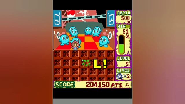 4K ? Mr. Driller Deluxe - 240X320 - Java Game (NAMCO - 2007) смотреть онлайн