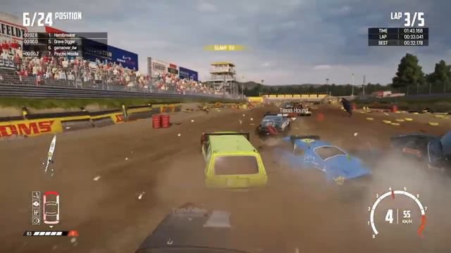 Wreckfest Tornement 2022 BoneBreaker Valley ep.3 смотреть онлайн
