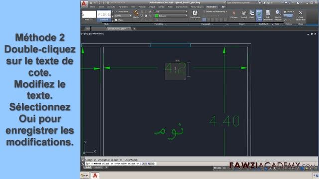 FR_ 3 façons Comment changer le texte de cote dans AutoCAD смотреть онлайн