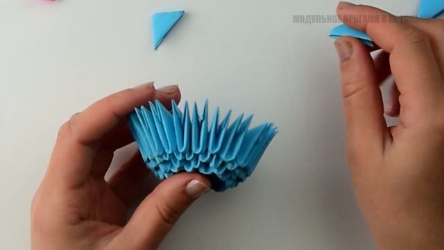 Модульное оригами лебедь. [Из бумаги своими руками] смотреть онлайн