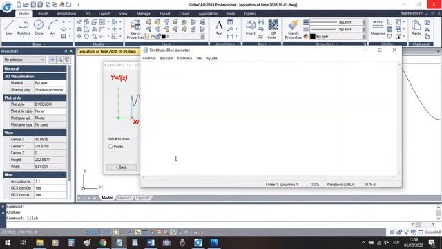 How to draw a sundial correction curve - equation of time - in AutoCAD/GStarCAD/ZwCAD with LitioLAB смотреть онлайн