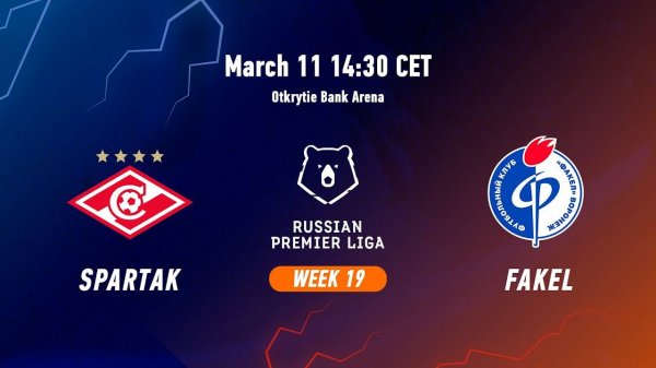 Spartak vs Fakel, Week 19 | RPL 2022/23
