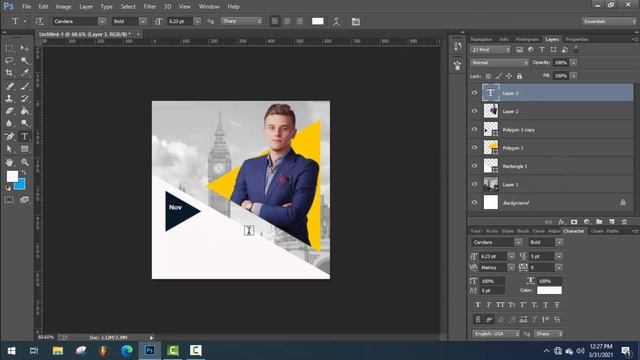 How to Design Standard Vote Poster | Adobe Photoshop Tutorial | Tech Hunter смотреть онлайн