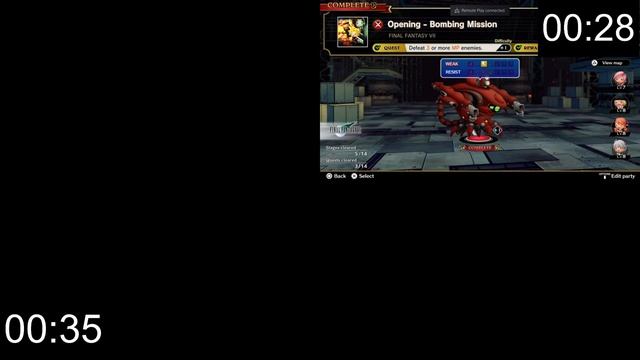PS5 VS Switch Load Times - Final Fantasy Theatrhythm Final Bar Line Comparison смотреть онлайн