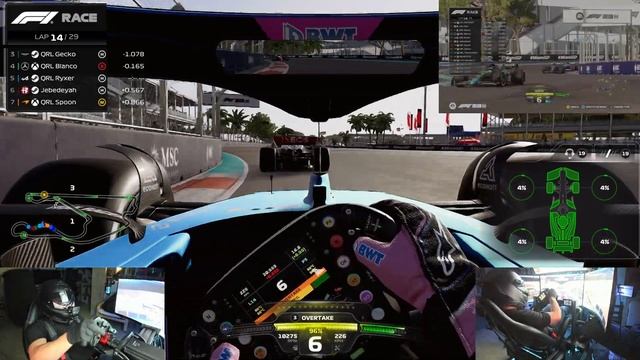F1 23 - QRL Ligue Élite - D1 - Saison 7 - Course 8 - Miami смотреть онлайн