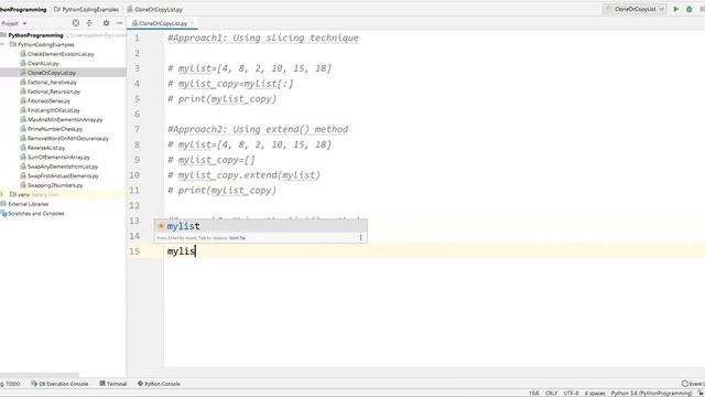 Frequently Asked Python Program 14:How To Clone or Copy a List смотреть онлайн