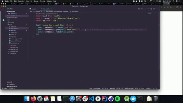 Writing a simple component test with React Testing Library смотреть онлайн