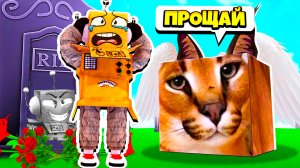 КОНЕЦ ИСТОРИИ ШЛЁПЫ! ЭВОЛЮЦИЯ ЖИЗНИ ШЛЁПЫ КОНЦОВКА В РОБЛОКС! НУБ и ПРО ВИДЕО ROBLOX raise a floppa