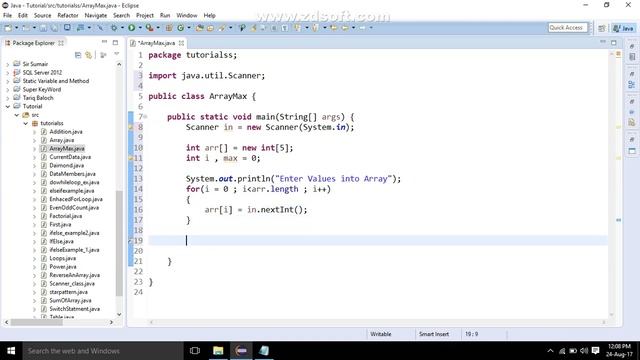 32.Finding Max Value in Array in Java смотреть онлайн