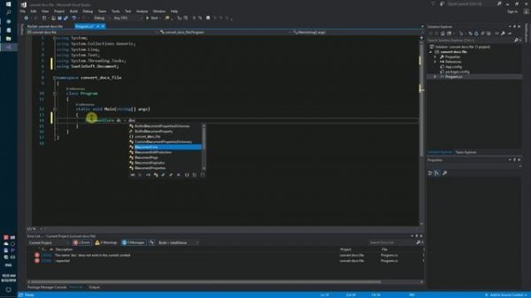 Как программно конвертировать DOCX в другие форматы (PDF, HTML, RTF) с помощью языка С# и .Net