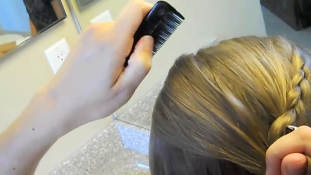 Same-Side Dutch Braid | Medium Hairstyles | Cute Girls Hairstyles смотреть онлайн