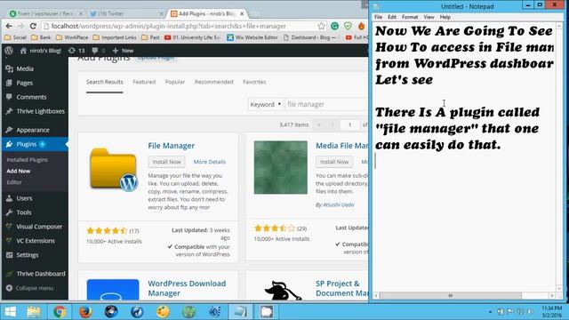 How to access File-manager From WordPress Dashboard смотреть онлайн