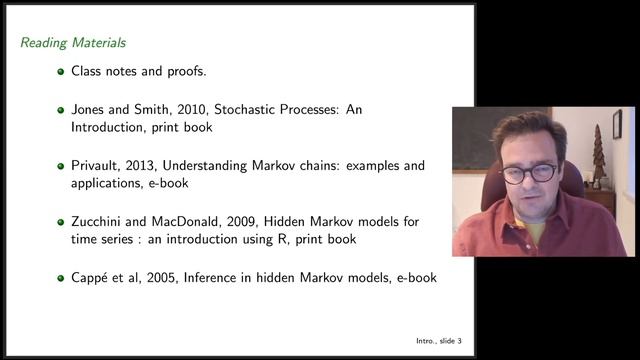 Welcome to Markov Chains: about the class, logistics, etc смотреть онлайн