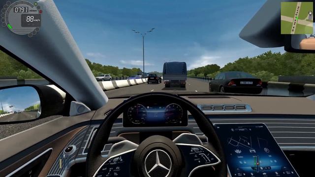 ШАШКИ НА НОВОМ W223 МЕРСЕДЕСЕ В CITY CAR DRIVING! смотреть онлайн