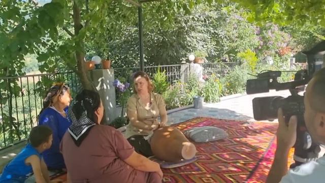 Бабушка готовила масло древним способом Азербайджанская Кухня Деревенская Кухня Рецепты смотреть онлайн