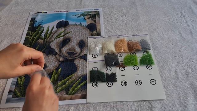 364. Обзор и начало набора Панды - милашки от Картины бисером смотреть онлайн