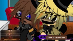 FNAF 1 Reacts To The “Glamrock Bonnie Interview” | FNaF | (Gacha Club)