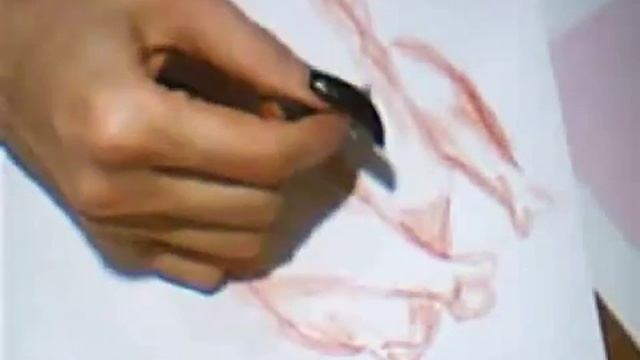 рисуем курицу пастелью, урок рисования смотреть онлайн