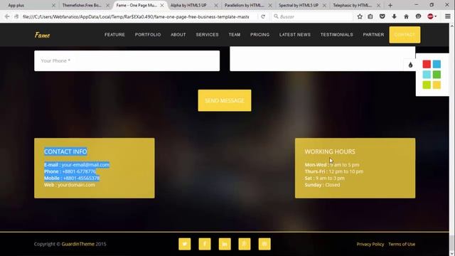 7 Plantilas HTML5 BootStrap - gratis | Webfanatico смотреть онлайн
