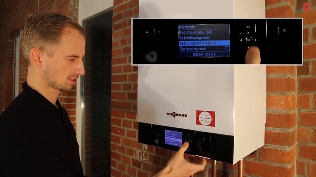 Heizungssteuerung: Bedienung, Uhrzeit und Heizzeiten am Beispiel Viessmann Vitodens смотреть онлайн