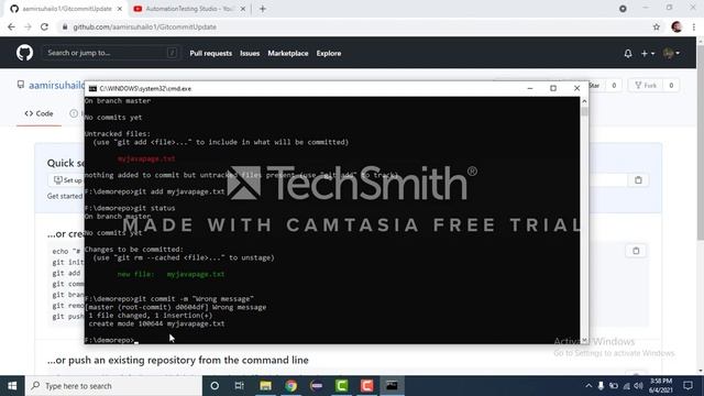 How To Update Commit Message In Github смотреть онлайн