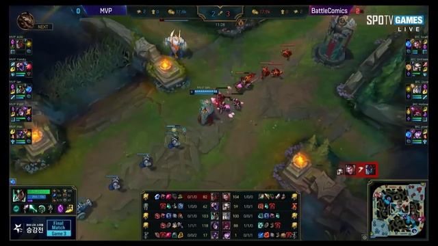 BtC vs. MVP Игра 3 | LCK Spring Promotion | team Battlecomics vs. MVP (2019) смотреть онлайн