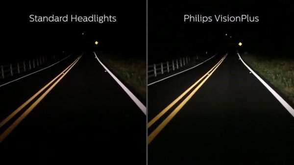 Тест галогеновых ламп PHILIPS VISION PLUS +60%