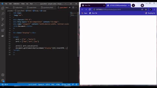 #javascript #array method #concat() смотреть онлайн