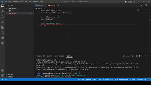 Tutorial in Flask-RESTful смотреть онлайн