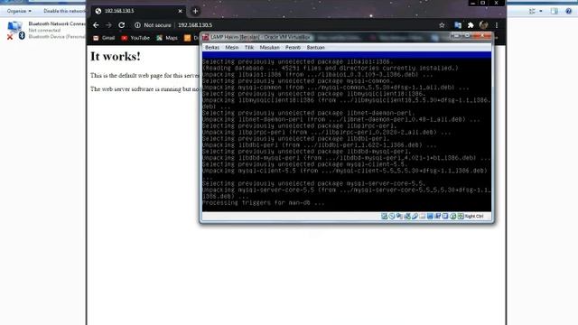 Instalasi Konfigurasi LAMP(Linux, Apache, MySql, PHP) смотреть онлайн