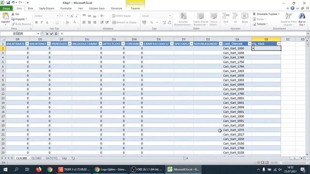 SQL Bilmeden - Excel de çalışan Anlık Cari Raporlar Yapın смотреть онлайн