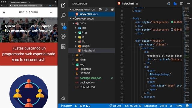 Live Server en Visual Studio Code смотреть онлайн