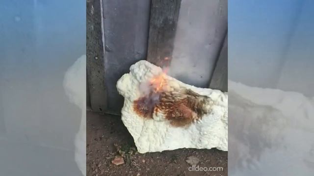 Газовая горелка против пенополиуретана смотреть онлайн