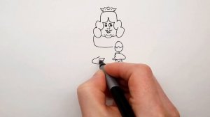 Как Нарисовать Короля (Бременские Музыканты) | Рисуем Короля поэтапно