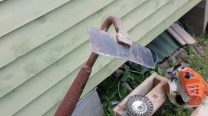 Прополка картофеля триммером, с разными насадками.