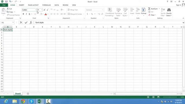(font Style)Microsoft Office Excel 2013 in Urdu And Hindi Part 7 смотреть онлайн
