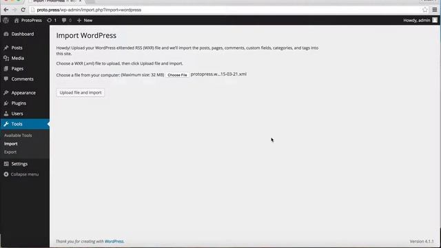 How to Import Demo Blog Data in your WordPress Installation. смотреть онлайн