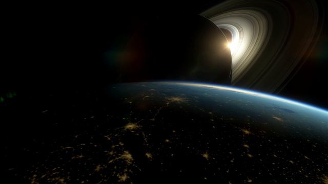 SpaceEngine: Earth as Saturn's Moon смотреть онлайн