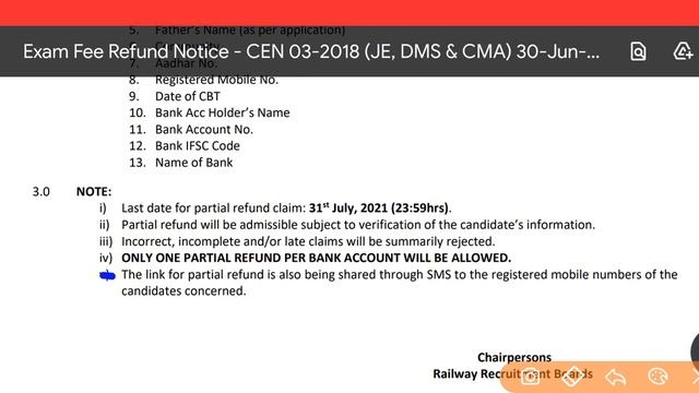 RRB JE 2018 FEE REFUND/OFFICIAL NOTICE/ALL RRB ZONES/RESPLENDENT LEARNER CHANNEL/SUBSCRIBE,SHARE смотреть онлайн
