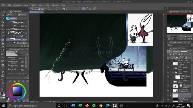 Speedpaint - Hollow Knight (Primeiro vídeo do canal :D) смотреть онлайн