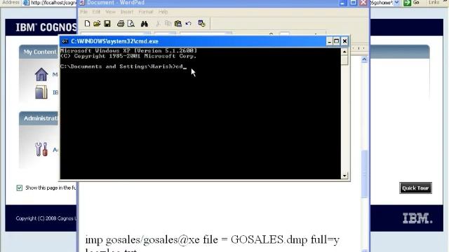 IBM Cognos Installation on oracle part - 4 смотреть онлайн
