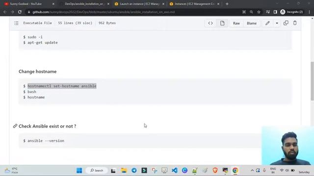 Ansible Installation On Ubuntu смотреть онлайн