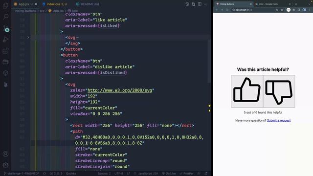 Design to Code Voting Component (Code) смотреть онлайн