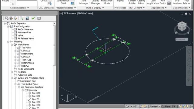AutoCAD MEP 2013 New Side Symbols in Content Builder смотреть онлайн