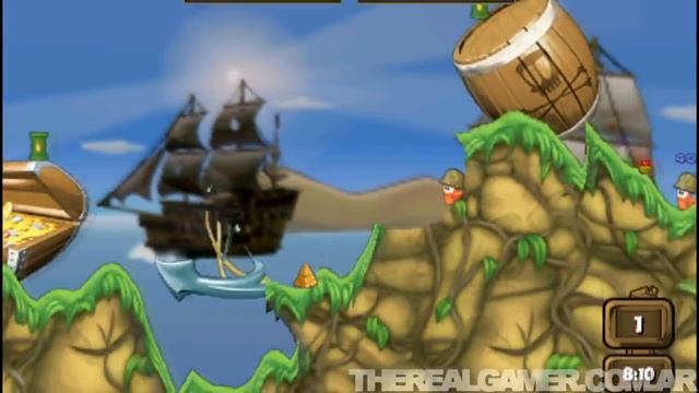 Worms Open Warfare 2 (PSP) - Gameplay #1 - TRG смотреть онлайн