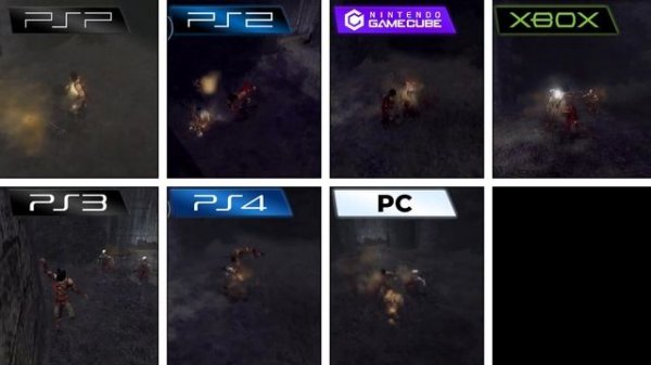 Prince of Persia Warrior Within (2004) PSP vs PS2 vs GameCube vs XBOX vs PS3 vs PS4 vs PC
