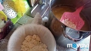 Домашний творог из обрата. Очень вкусный??