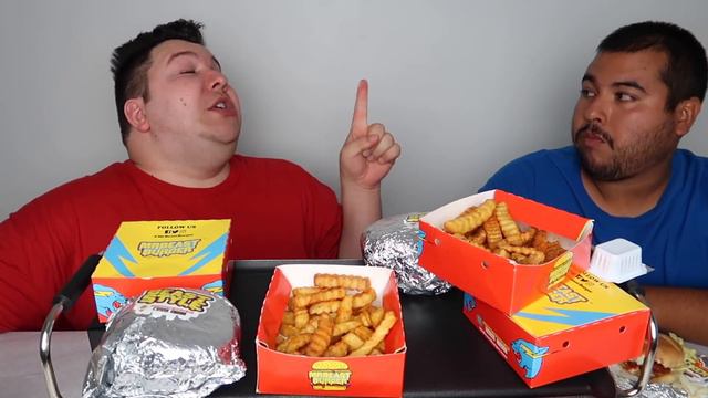 Orlin Tries The MrBeast Burger • MUKBANG